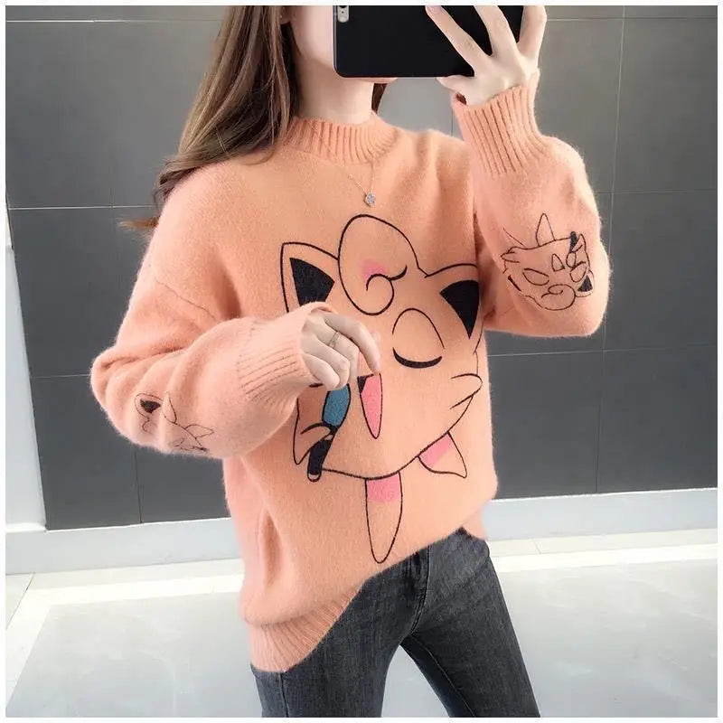 Anime Cat Harajuku Sweater