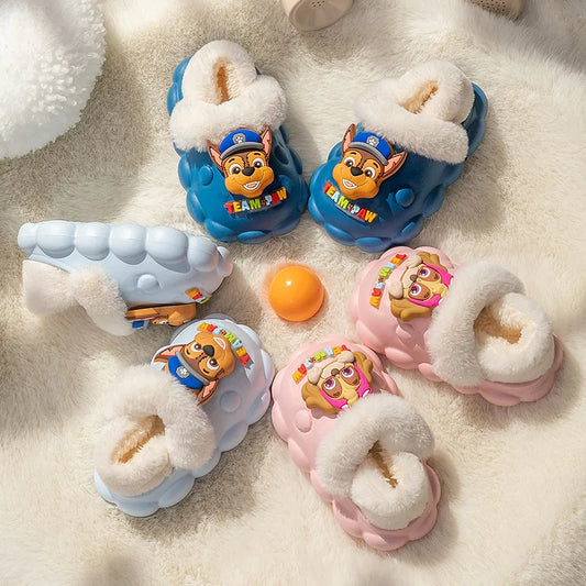 Cozy Cartoon Kids Winter Slippers