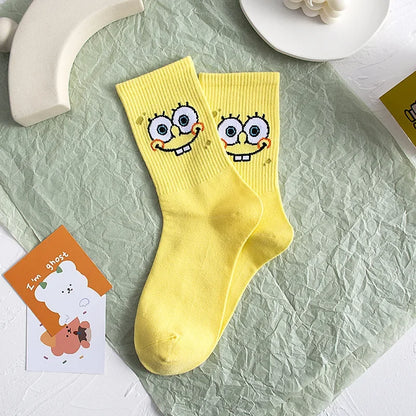 SpongeBob HipHop Personality Socks